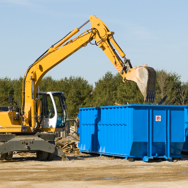 how many times can i have a residential dumpster rental emptied in Hortonville NY